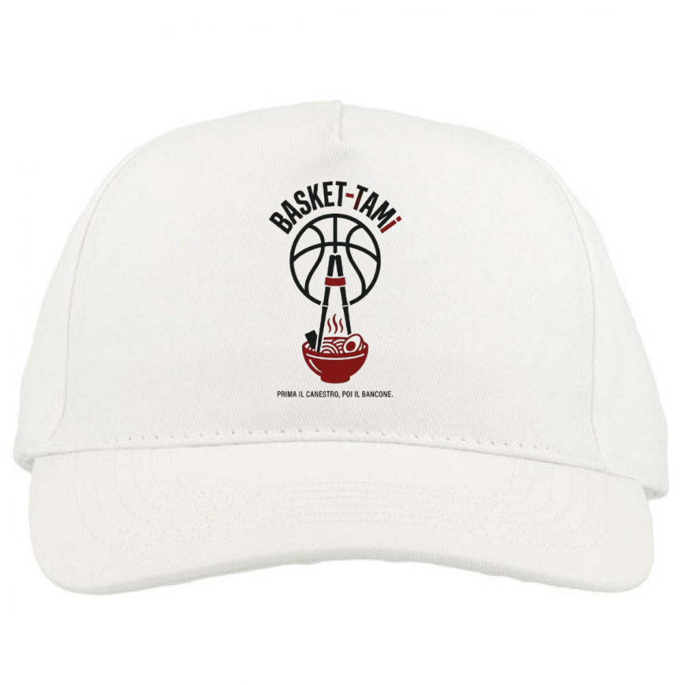 Cappellino Basket Visiera Piatta "Basket-tami".