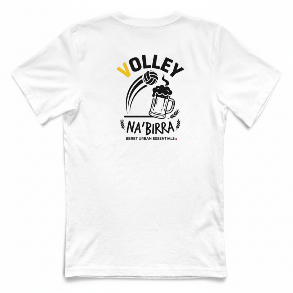 T-Shirt Volley-na’ birra: "Schiacciata Perfetta,