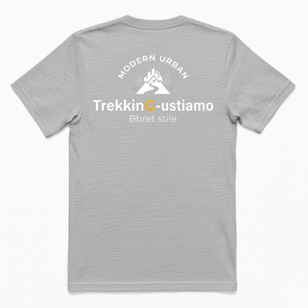 T-shirt TrekkinG-ustiamo: "Dallo Scarpone al calice