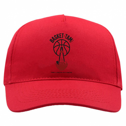 Cappellino Basket Visiera Piatta "Basket-tami".