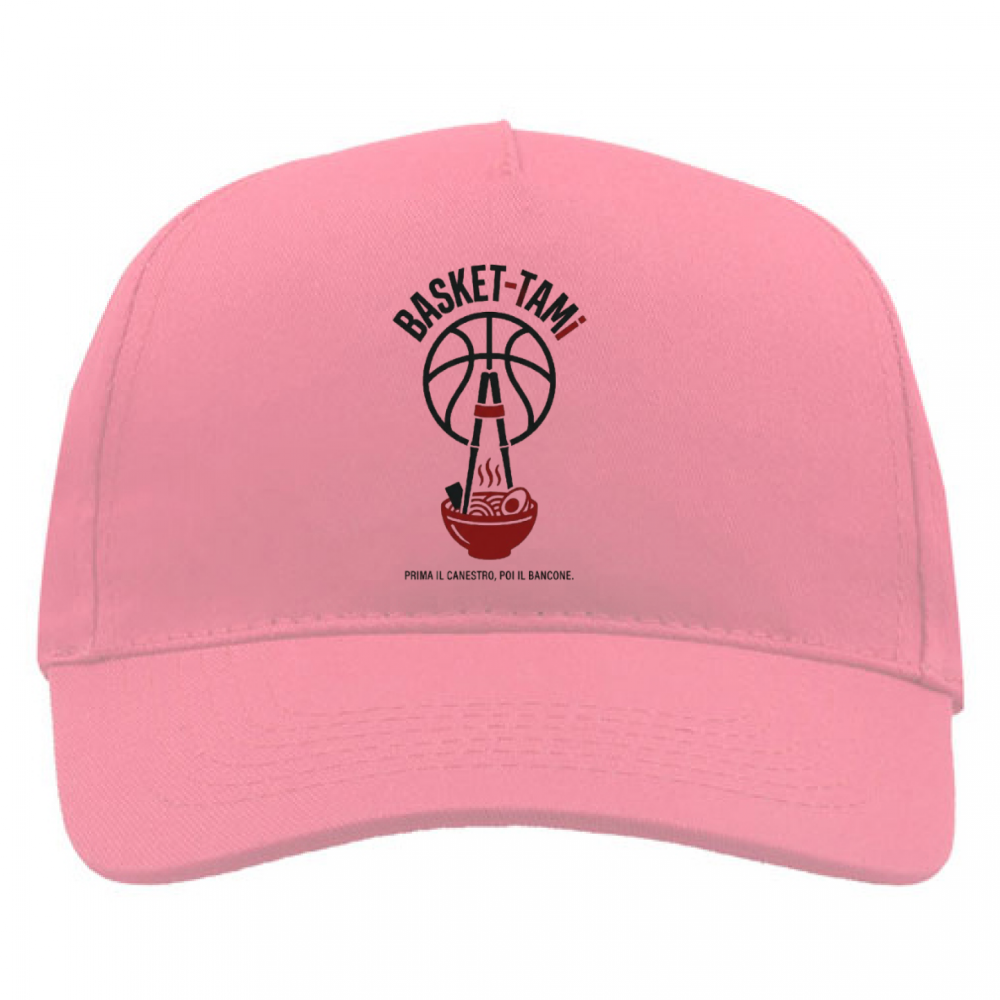 Cappellino Basket Visiera Piatta "Basket-tami".