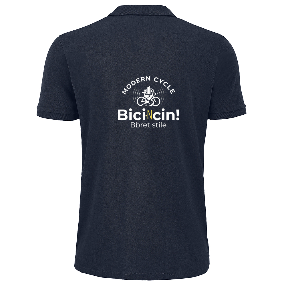 Polo Ciclismo Elegante "Bici-Ncin!"