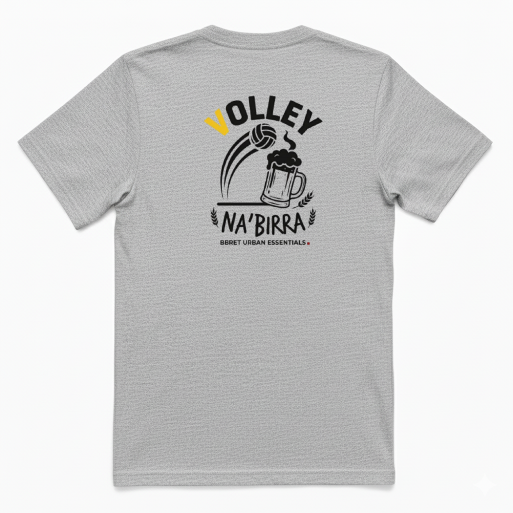 T-Shirt Volley-na’ birra: "Schiacciata Perfetta,