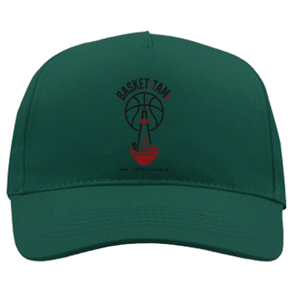 Cappellino Basket Visiera Piatta "Basket-tami".