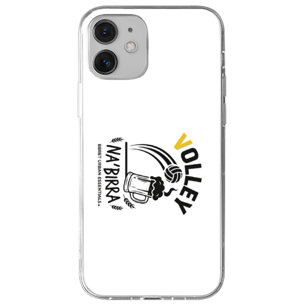 Cover Gomma iPhone 12 Cover Volley na’birra: "Proteggi lo Smartphone,
