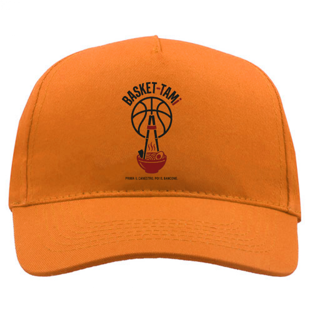 Cappellino Basket Visiera Piatta "Basket-tami".