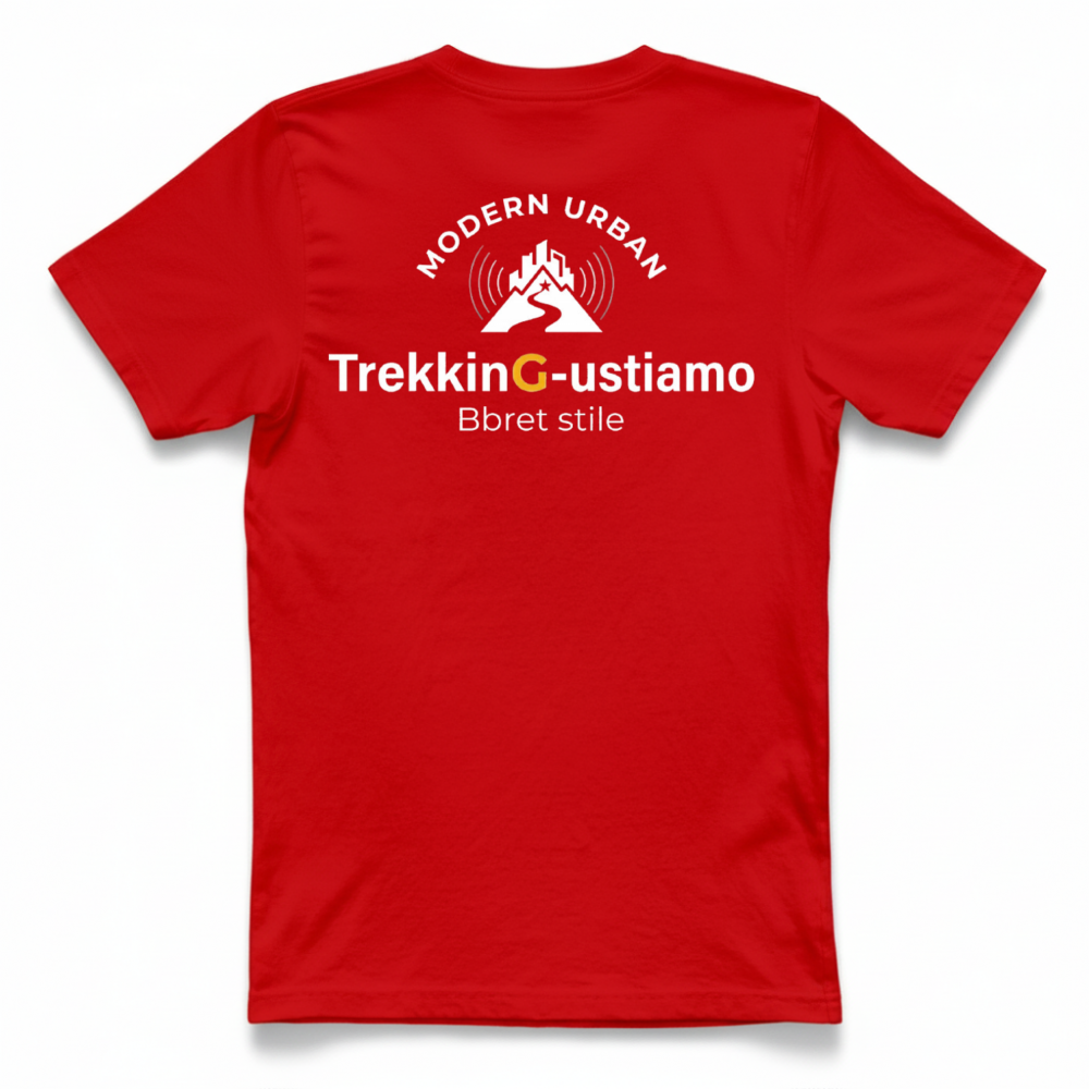 T-shirt TrekkinG-ustiamo: "Dallo Scarpone al calice