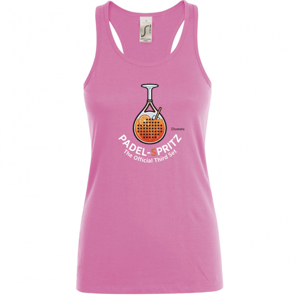 Canotta Donna Padel-Spritz: Eleganza in campo.