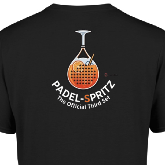 T-shirt Padel-spritz  the official third set.
