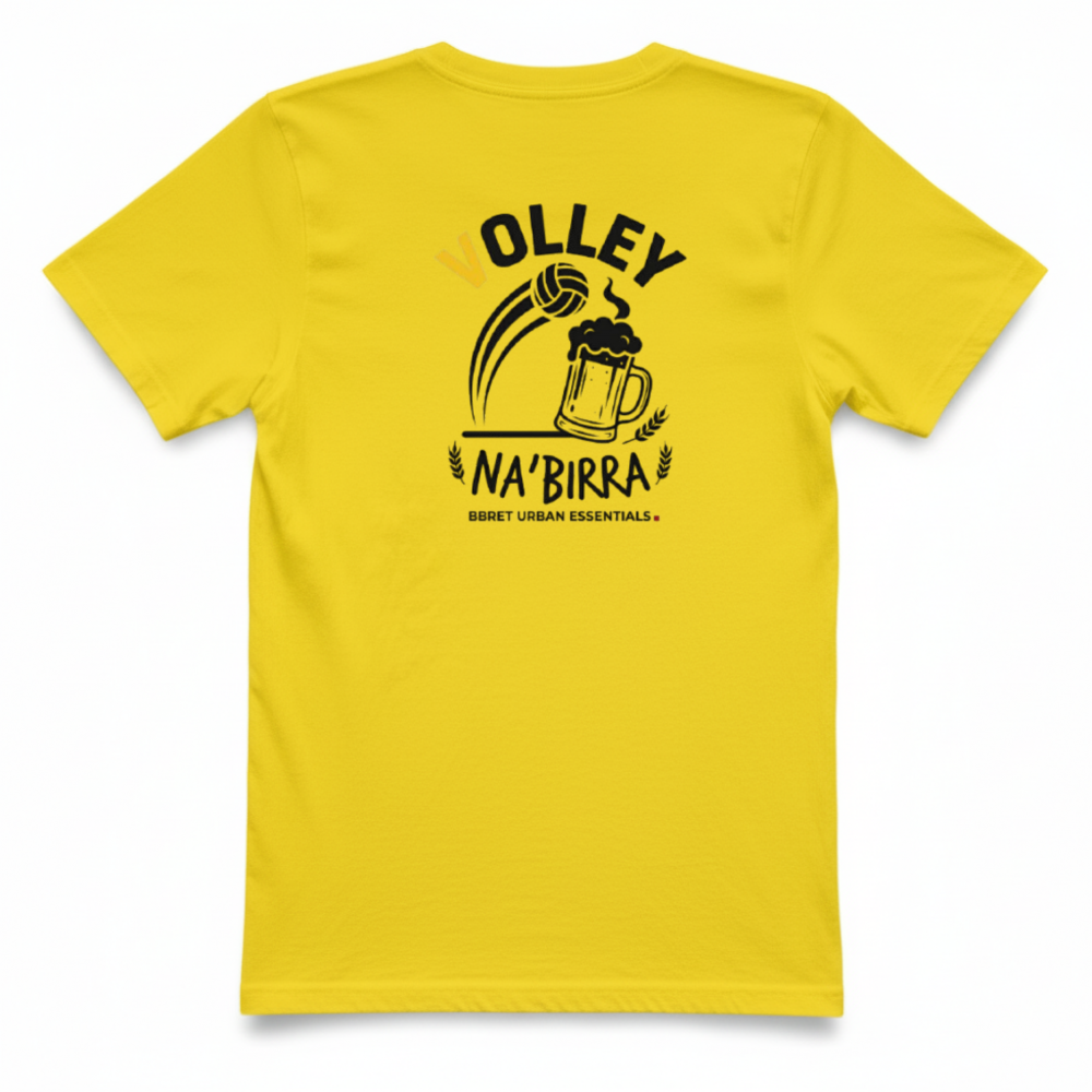 T-Shirt Volley-na’ birra: "Schiacciata Perfetta,