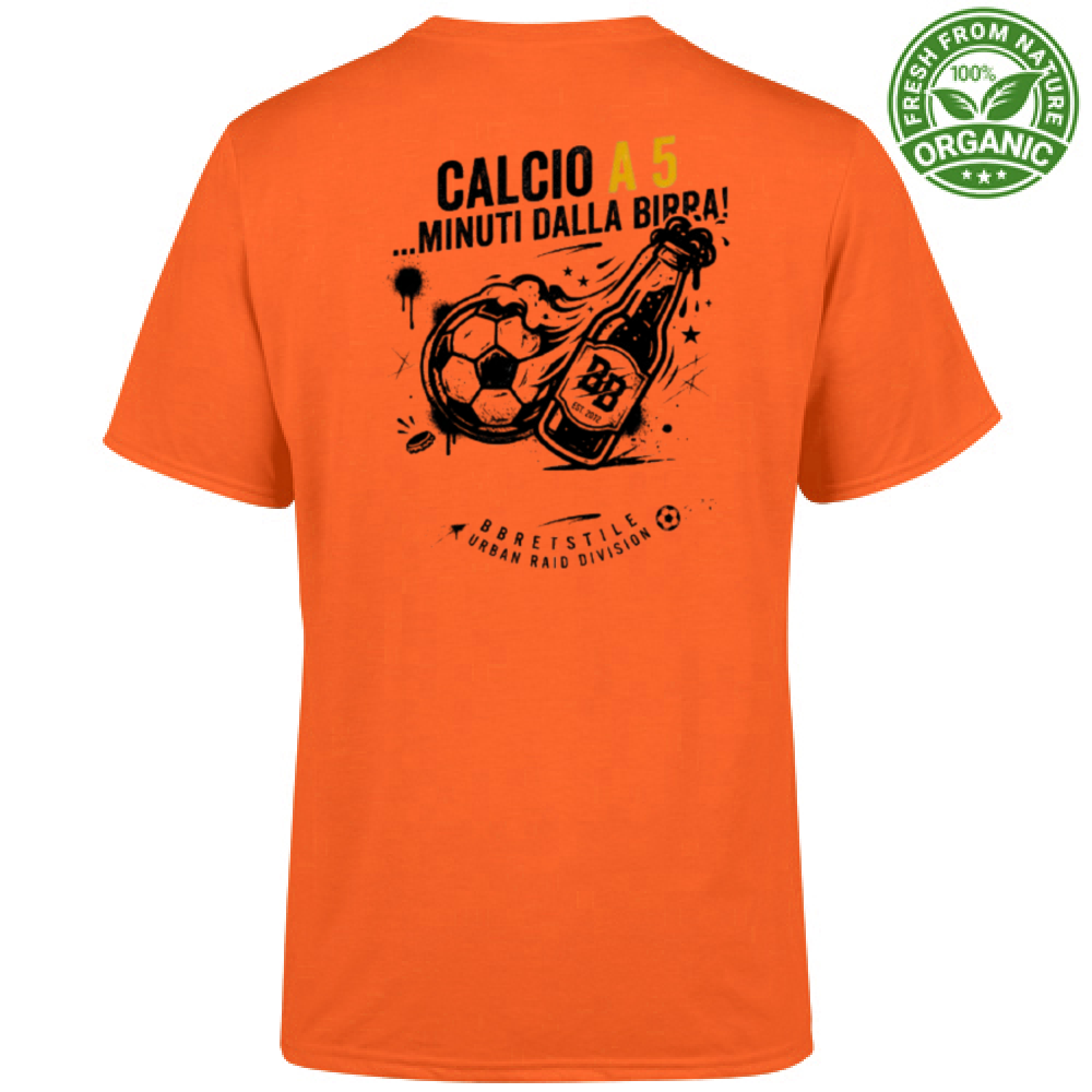T-Shirt "Calcio a 5... minuti dalla Birra"