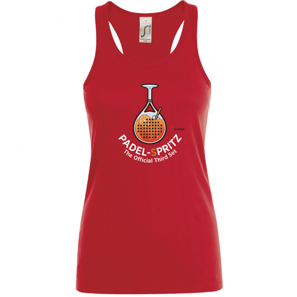 Canotta Donna Padel-Spritz: Eleganza in campo.